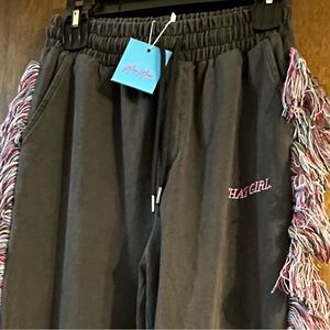 Minaa Monroe THAT GIRL Fringe Joggers